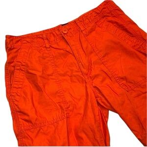 Gap factory mens orange shorts size 30